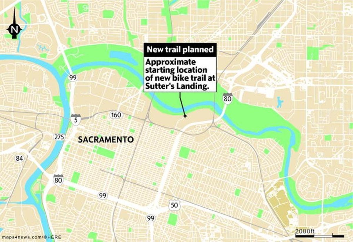 The Sacramento City Council is set to approve a contract for work on a new bike trail along the American River.
