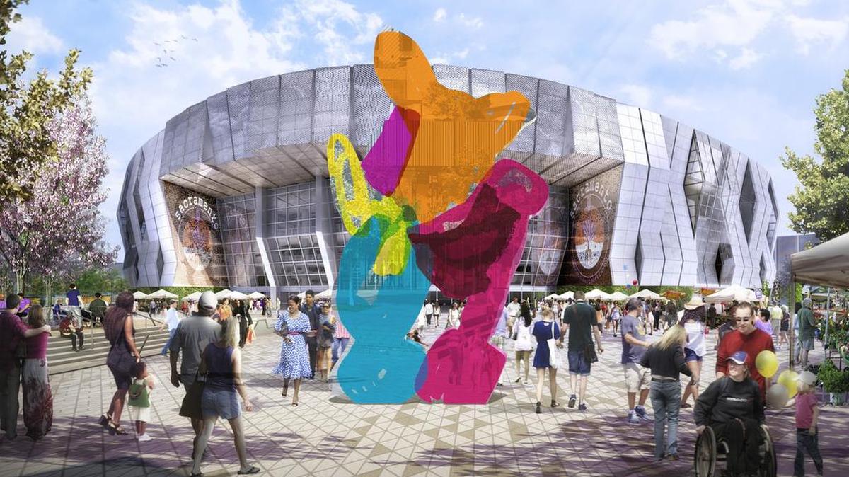 
The City of Sacramento and the Sacramento Kings have an agreement to buy an $8 million sculpture from world-renowned artist Jeff Koons. The sculpture would be showcased within the downtown arena plaza. Finalists for other artwork at the arena will be confirmed on Monday.
