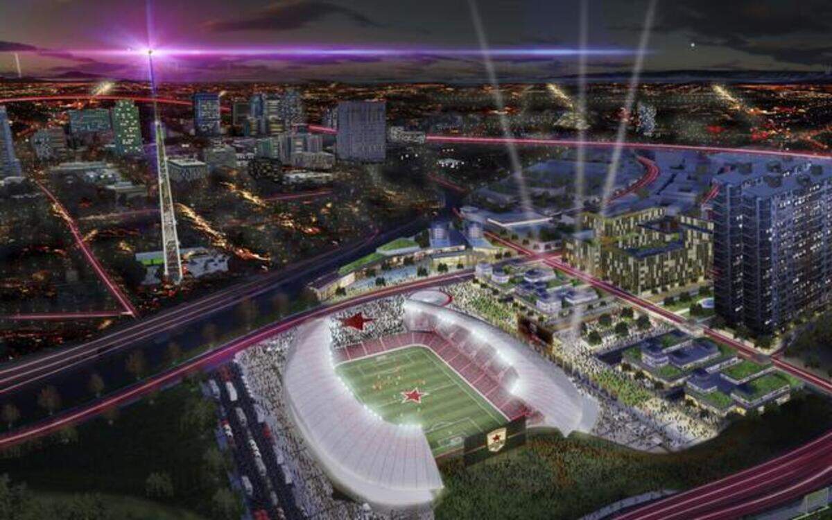 
City officials hope a soccer stadium proposed for Sacramento’s downtown railyard will kick-start development in the long-vacant site.

