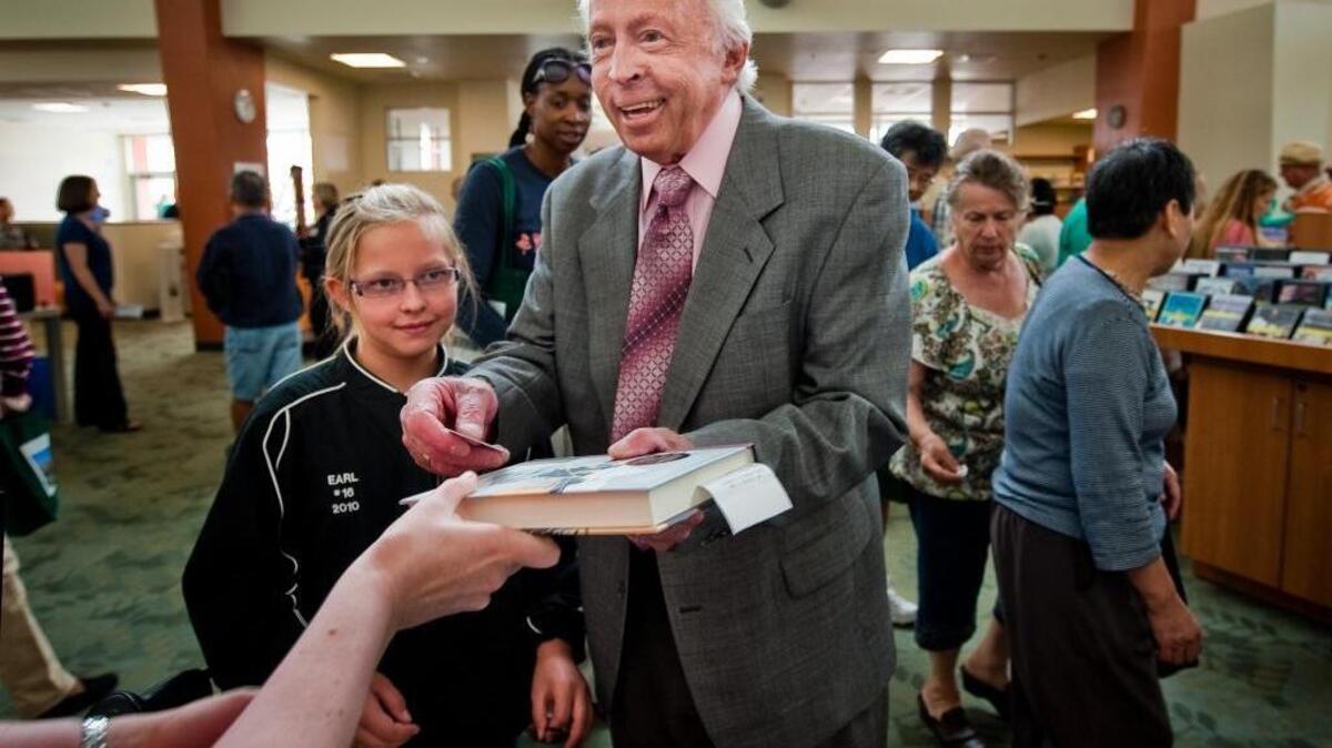 Former Sacramento City Councilman Robbie Waters appears at the grand opening of the new Robbie Waters Pocket-Greenhaven Library in 2010. Waters has applied for a seat on the city planning commission, but one councilman has “serious concerns.”
