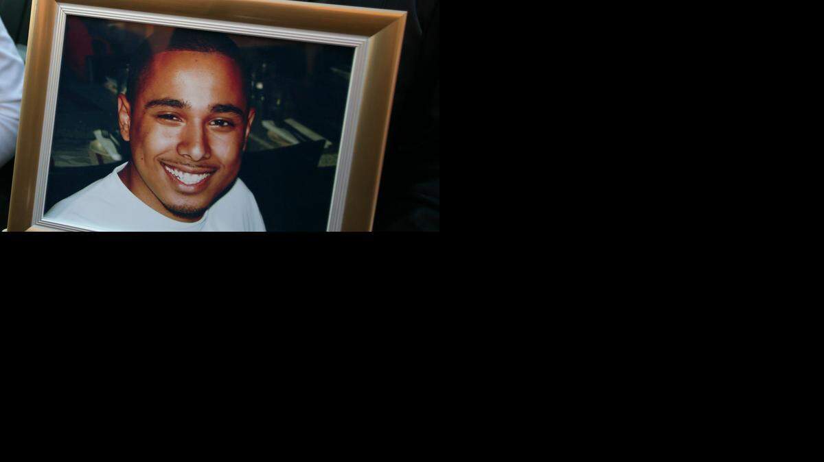 
Portrait of slain UC Berkeley honors student Rodrigo “Rod” Rodriguez. Early next year, the city will open a new soccer field behind Oak Park Community Center, a few blocks up Martin Luther King Jr. Boulevard from where Rodriguez was shot. It will be a safe haven for young people in Oak Park and so the city, led by Councilman Jay Schenirer, plans to name the field after Rodriguez, a young man who showed other neighborhood kids the way.
