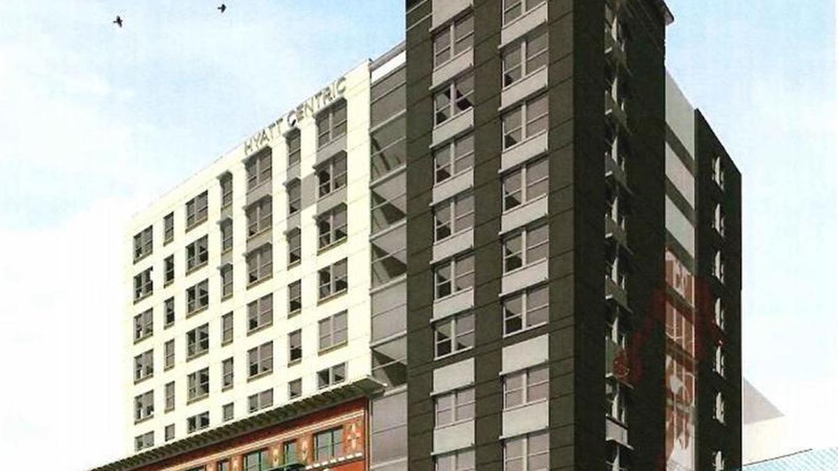Construction is set to start for a Hyatt Centric hotel on Seventh Street in downtown Sacramento.