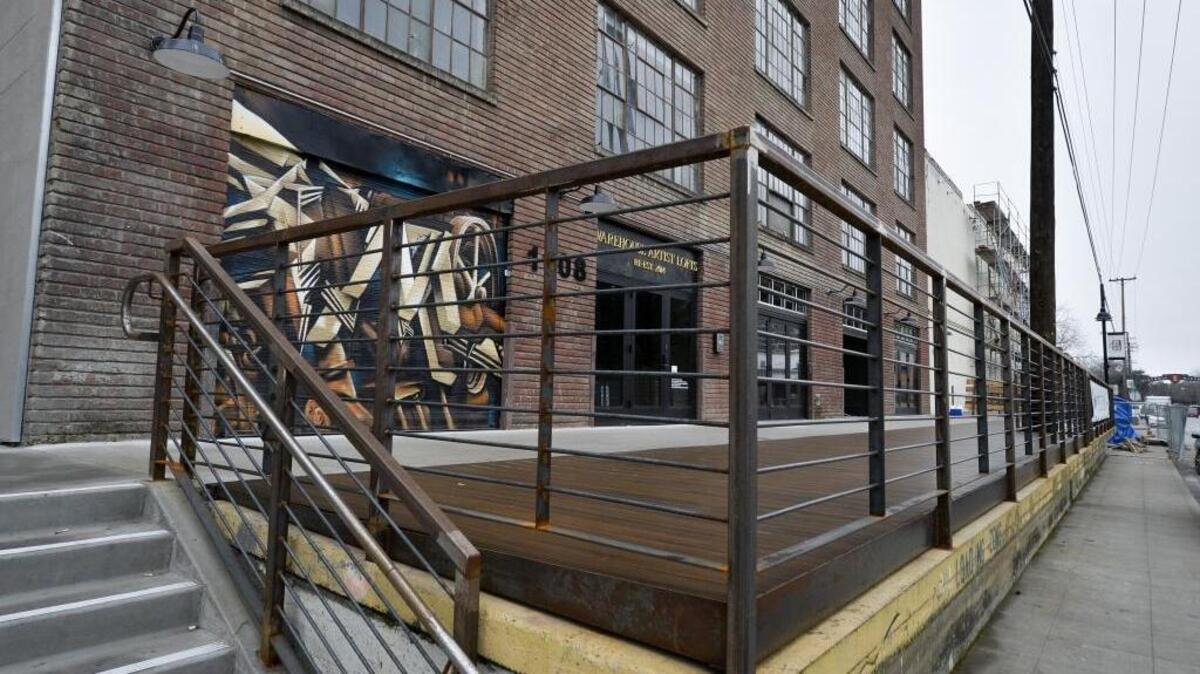 
Warehouse Artist Lofts on R Street in downtown Sacramento is the center of an emerging mix of restaurants, shops and art galleries.
