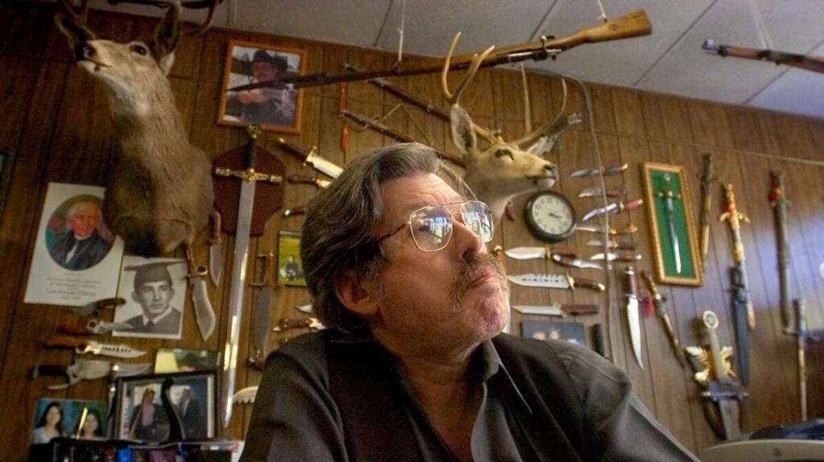 Leonard Padilla in his office in Sacramento on July 31, 2006.