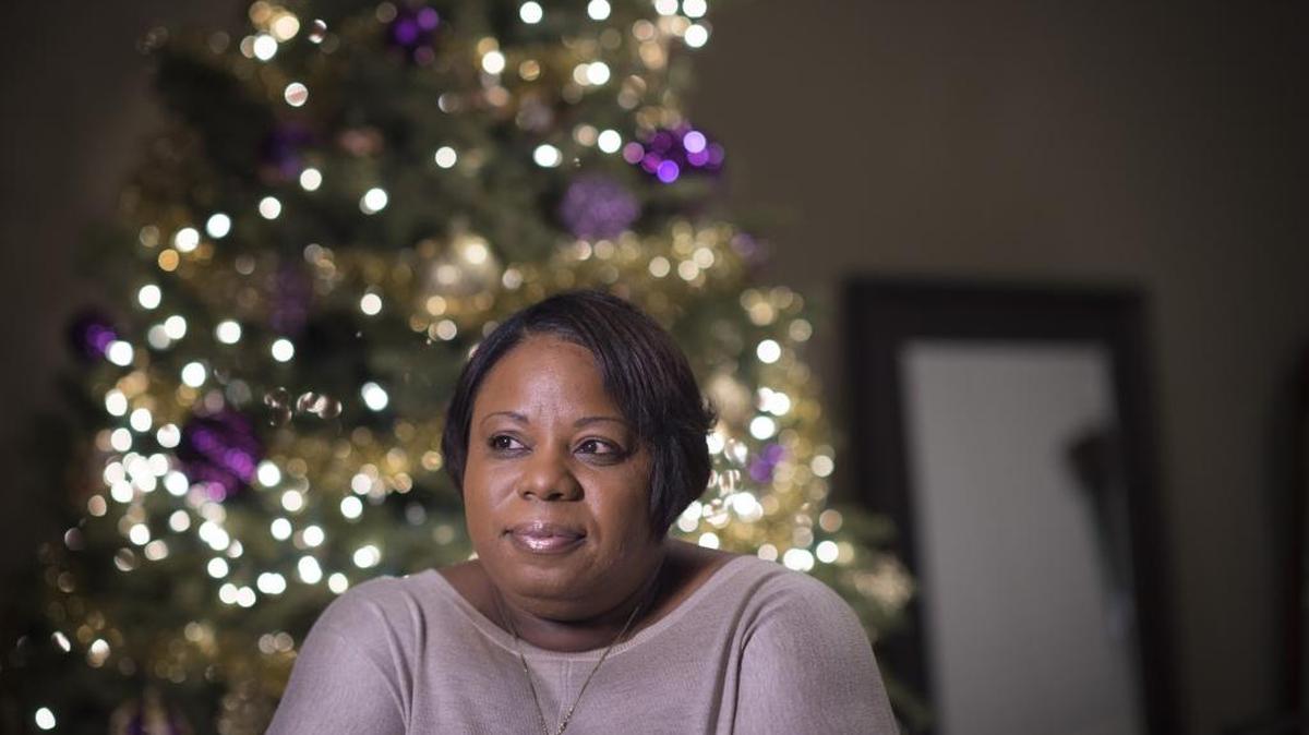 Nicole Clavo last week at her home in Elk Grove.