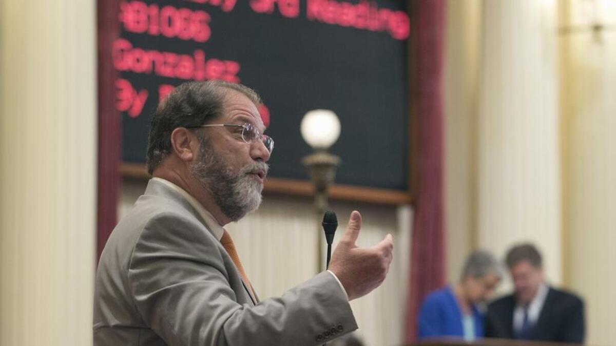 State Sen. John Moorlach, R-Costa Mesa, urged lawmakers Monday to reject a bill to pay farmworkers overtime after working eight hours in a day.