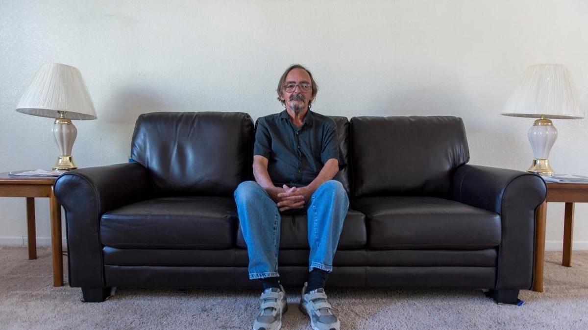 John Frank is a part of a Sacramento Steps Forward program to get homeless veterans off the street by the end of 2015. He now lives in a home that he shares with six other people. Frank served in the Navy from 1976-80 and qualified for the program through veteran benefits and Social Security.