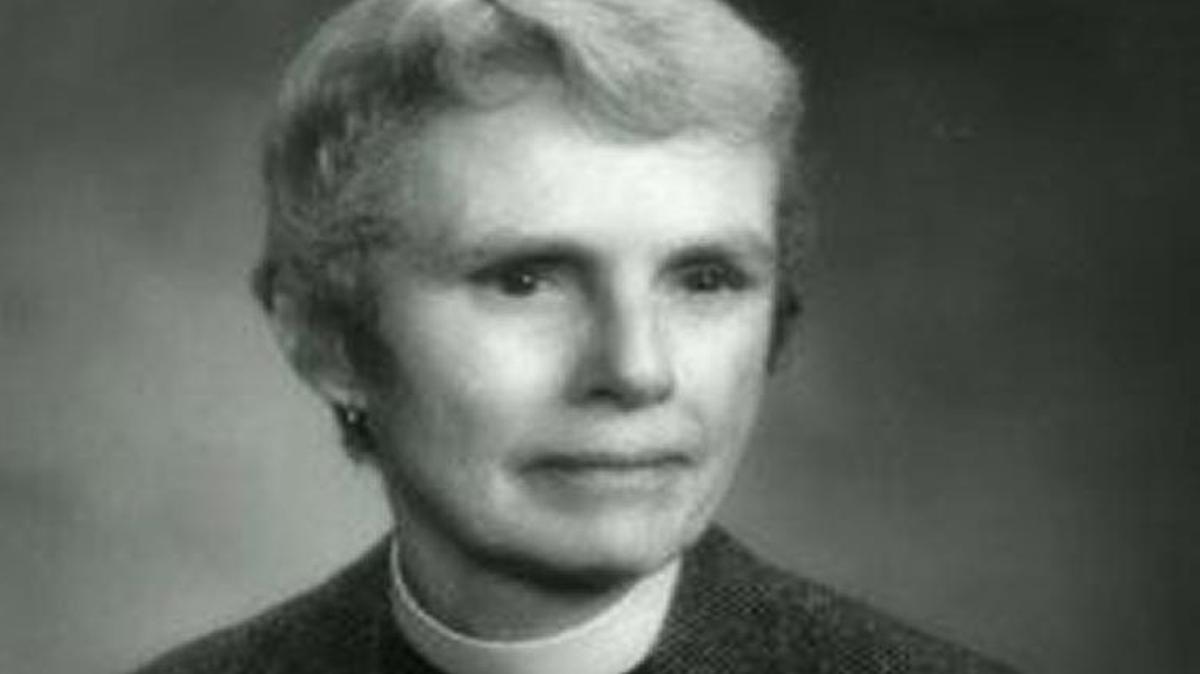 
The Rev. Canon Winifred Gaines as State Senate chaplain

