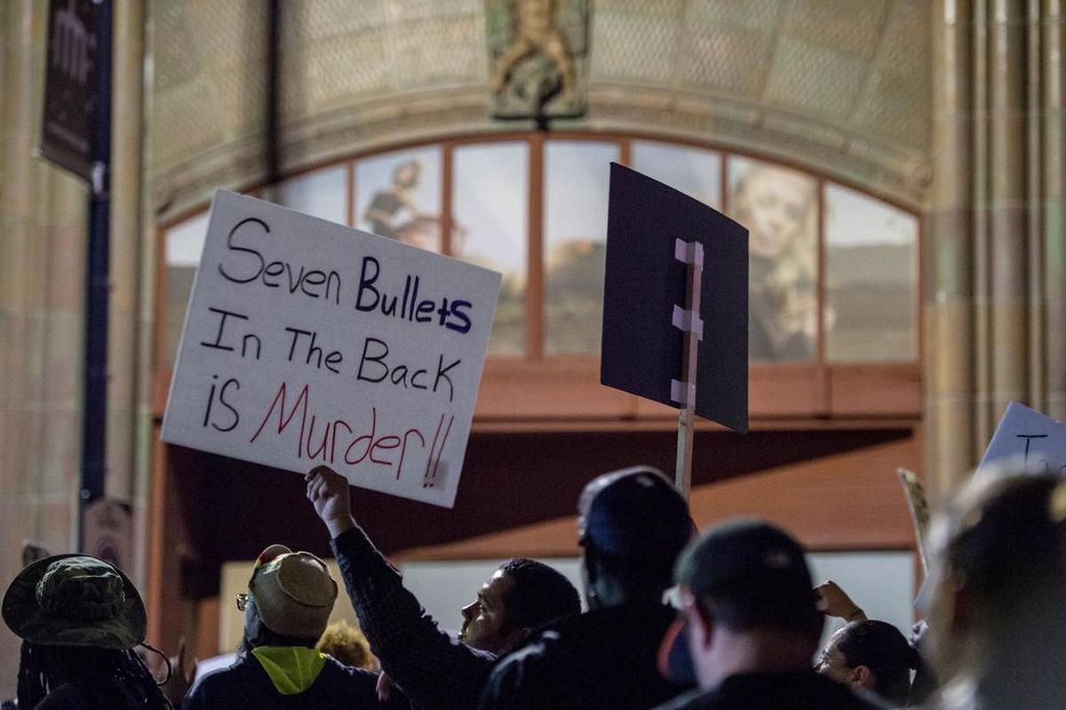 Black Lives Matter Sacramento marched through downtown Sacramento on Friday, March 30, 2018 in the wake of private autopsy findings that police shot Stephon Clark in the side and back.