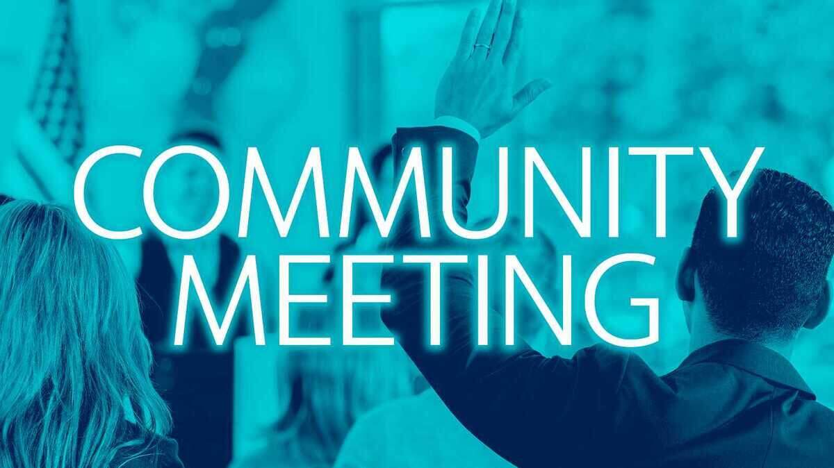 Community meeting illustration