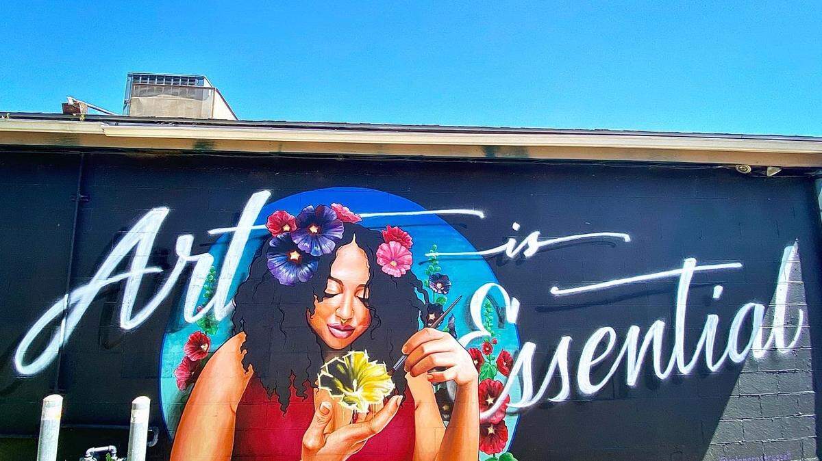 A mural from artist Jolene Rose Russell in midtown Sacramento. Census 2020 figures show dramatic population changes in the Sacramento region over the past decade.