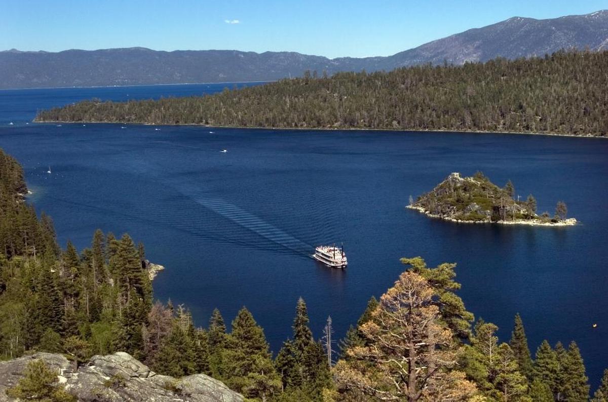Lake Tahoe’s Emerald Bay, near the Vikingsholm Trail