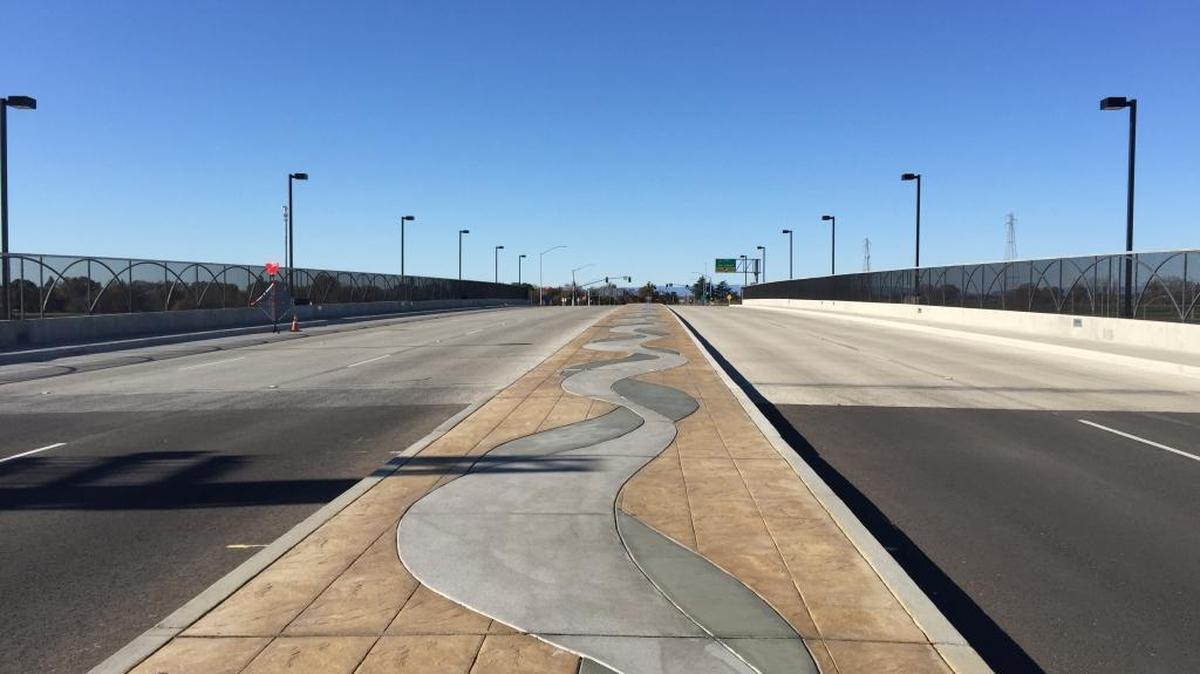The Cosumnes River Boulevard extension - shown here before opening last week - is a straight shot with no posted speed limit yet.