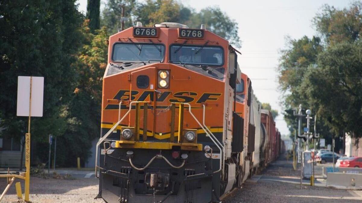 Freight trains are a common sight on tracks through midtown Sacramento.