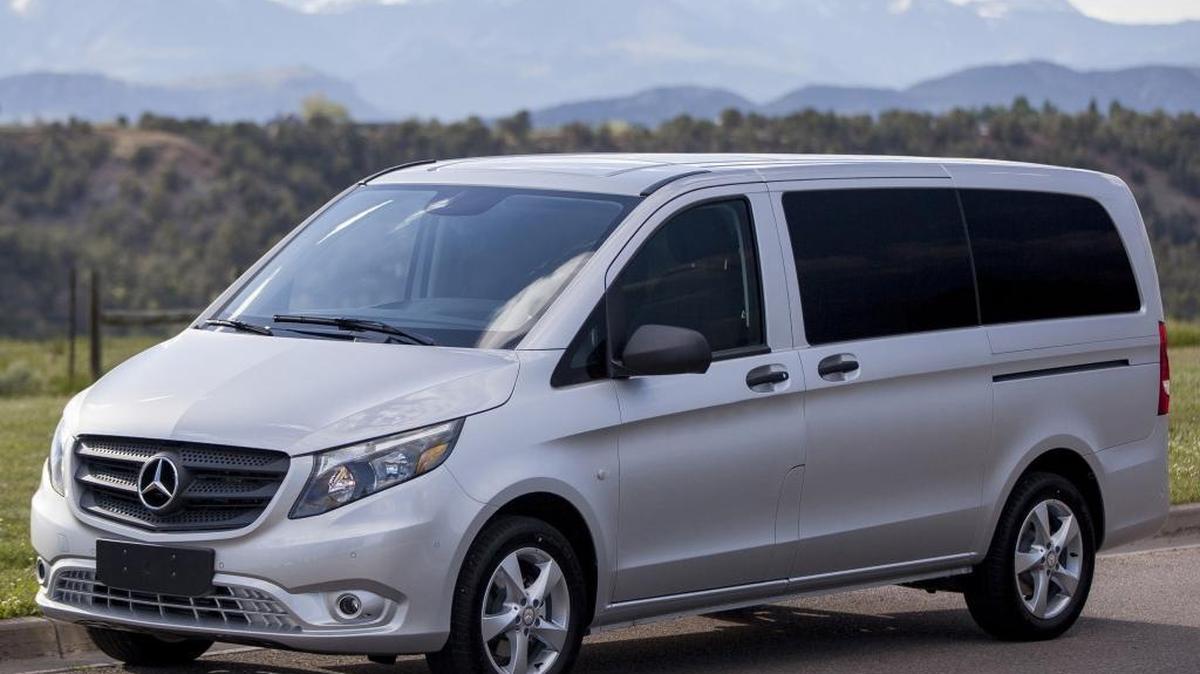 This 2016 Mercedes-Benz Metris Passenger Van has seating for up to eight people. West Sacramento plans to have a pilot progam that relies on vans like this to transport residents who can hail rides through an app.