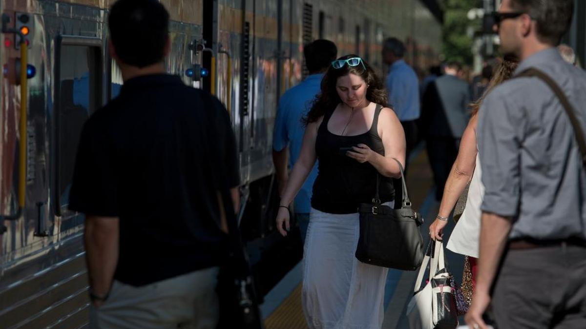 The Capitol Corridor train service opened a new station Monday between Fairfield and Vacaville.