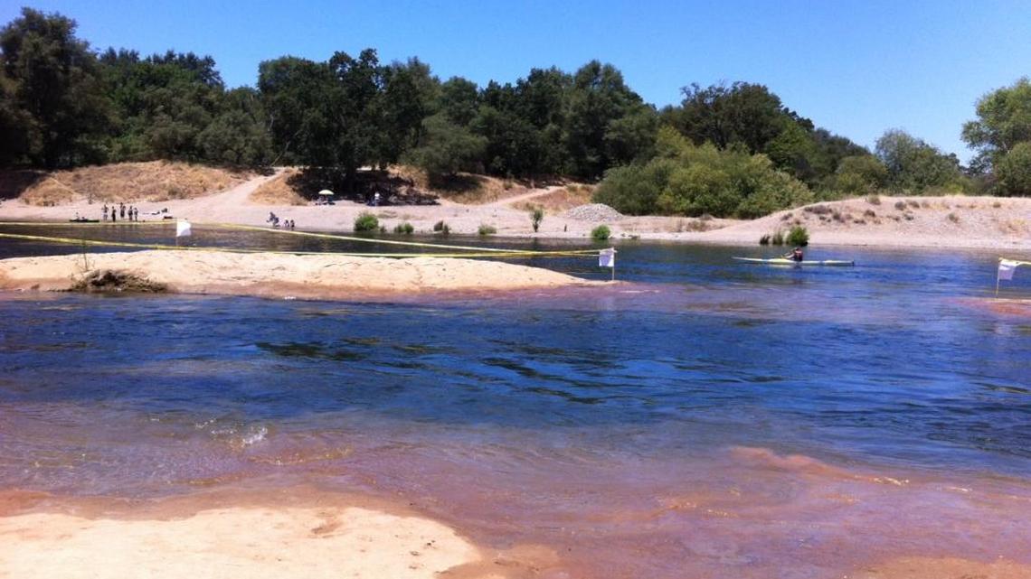 Gilligan's Island, a dirt bar on the American River, near Ancil Hoffman Park.