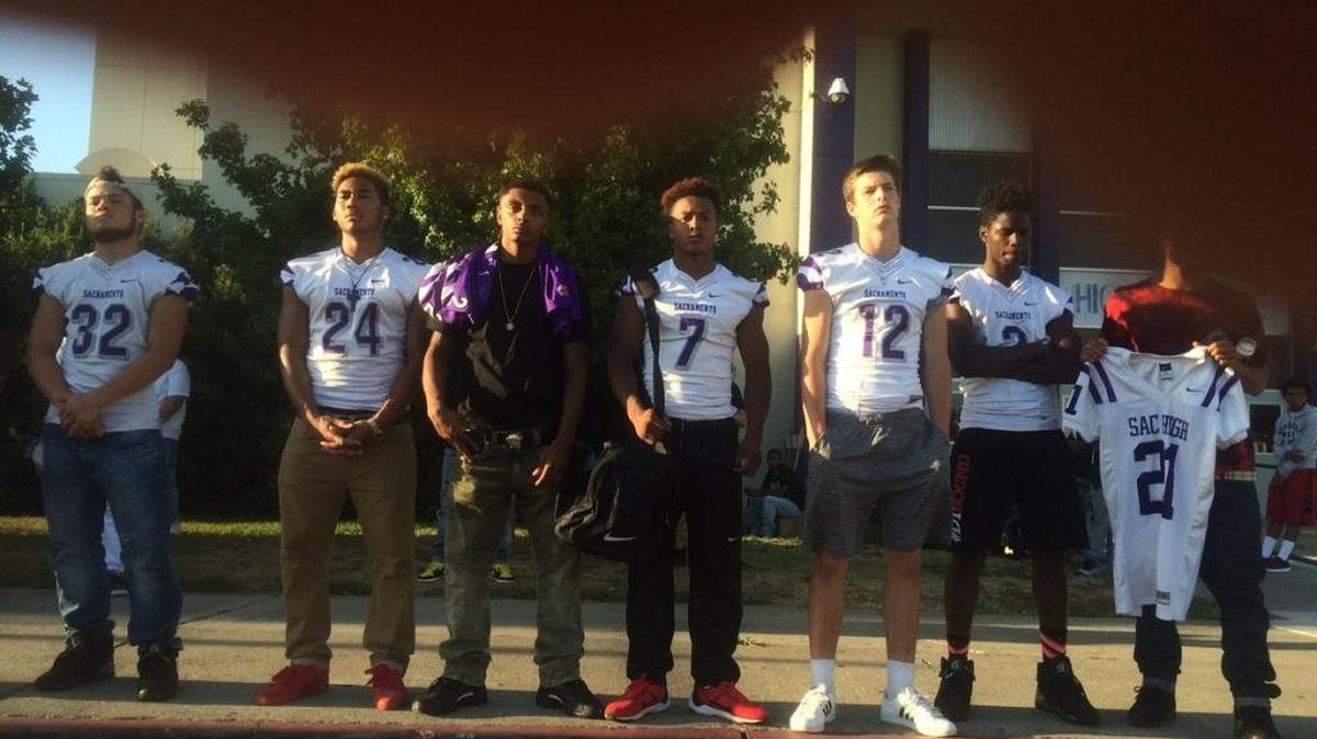 Sacramento High Dragons reflect on their recent loss of fellow teammate Deston Garrett, who was shot Thursday and died Saturday.