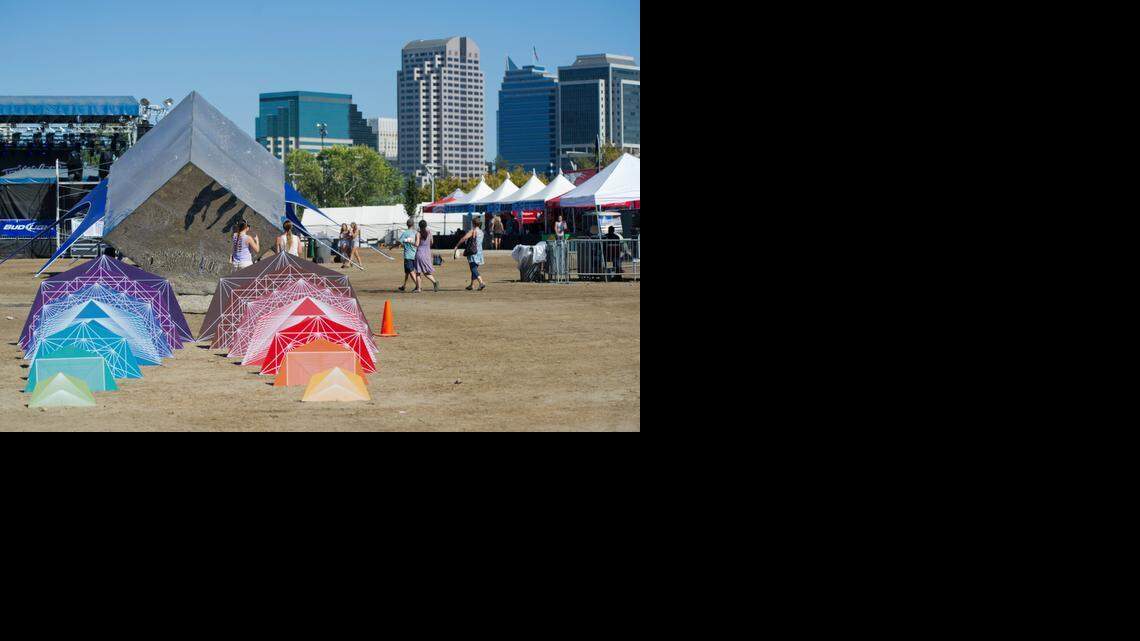 
Music lovers attend the TBD Festival on Oct. 4, 2014, on the West Sacramento river front.
