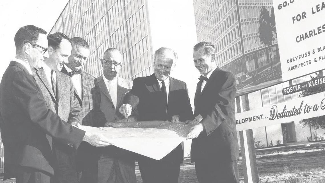 A Citrus Heights real estate investment company has bought an eight-story downtown Sacramento building at 520 Capitol Mall, seen here in 1963.
