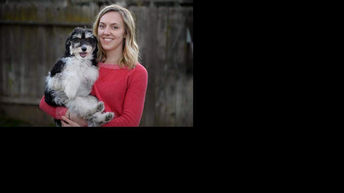 
Andrea Bledsoe has recruited a few of her fellow UC Davis graduate students to design and create a fourth leg for her dog, Hobbes.
