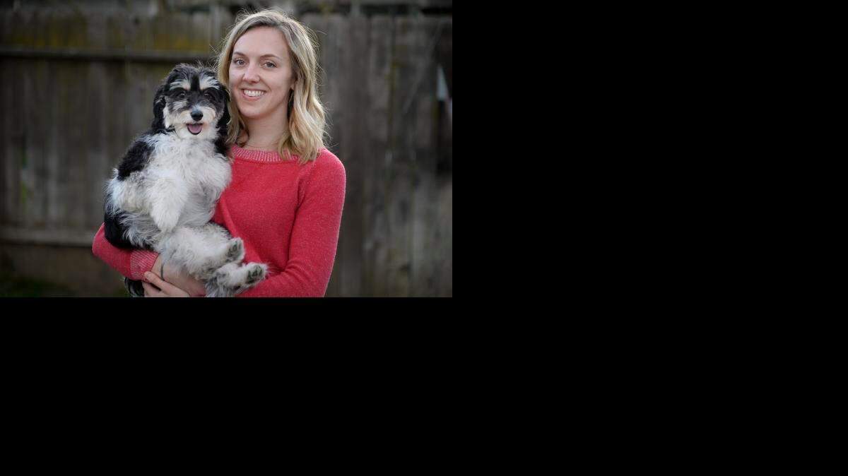 
Andrea Bledsoe has recruited a few of her fellow UC Davis graduate students to design and create a fourth leg for her dog, Hobbes.
