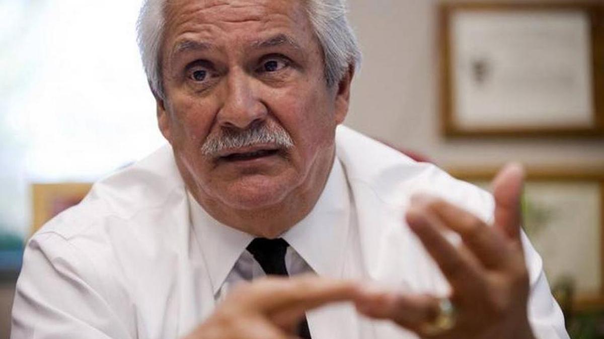Yolo County Sheriff Ed Prieto in his office in 2009.