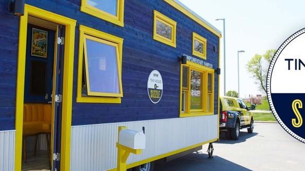The Spam “Tiny House of Sizzle” will appear at California State Fair. It will serve up the mystery meat Spam in many variations.