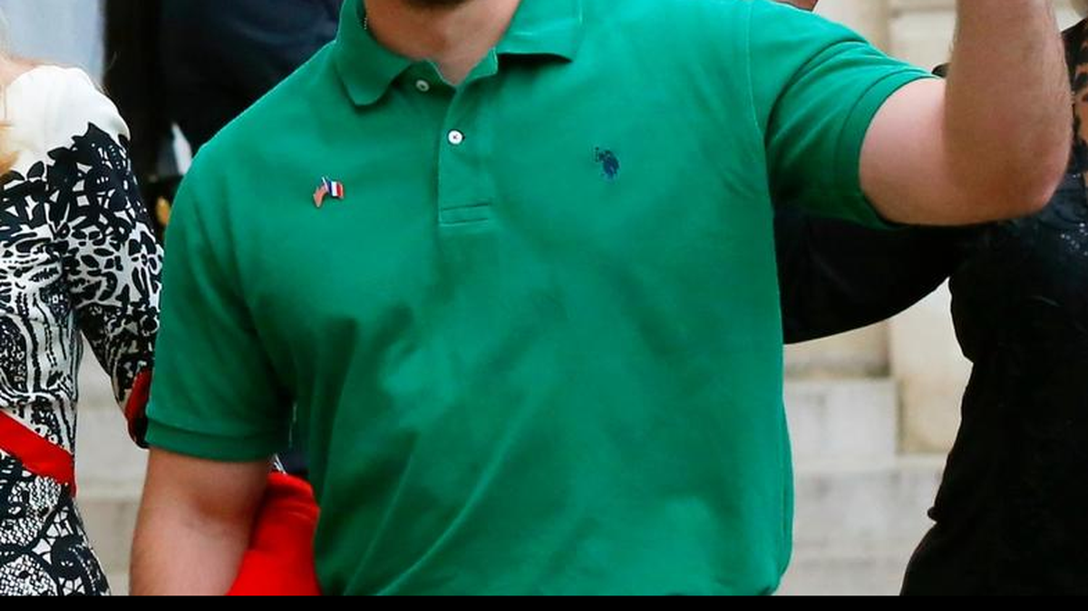 In this Aug. 24, 2015 file photo, Alek Skarlatos arrives at the Elysee Palace in Paris, France.