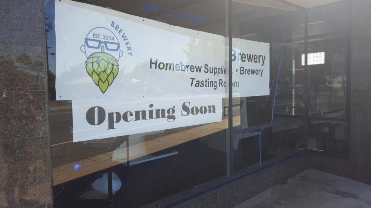Special Ed’s Brewery was vandalized on the morning of Wednesday, June 16, 2016. The words “Special Ed’s” were also removed from the logo and banner in the window.