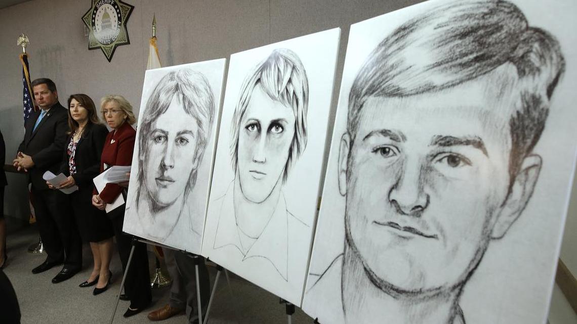 Sketches of the East Area Rapist/Golden State Killer.