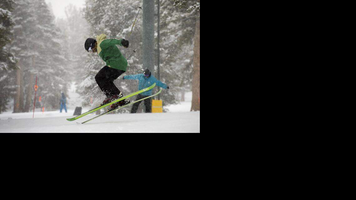 
Sierra at Tahoe, which long has boasted about its groomed runs, big-jump terrain parks and sophisticated snow-making equipment, said it just couldn’t keep up with the lack of natural snowfall.
