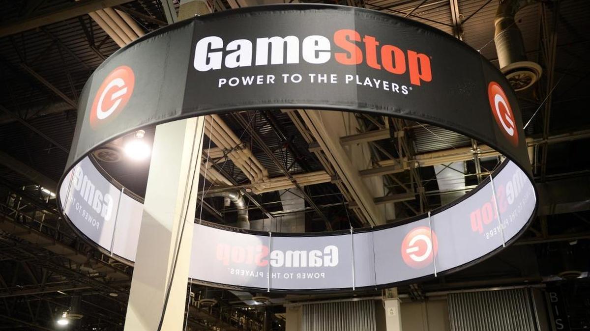 FILE - This Aug. 28, 2013, file photo shows signage at GameStop Vegas 2013, in Las Vegas. GameStop confirmed a possible credit card data breach for those who shopped at GameStop.com between September 2016 and February 2017.