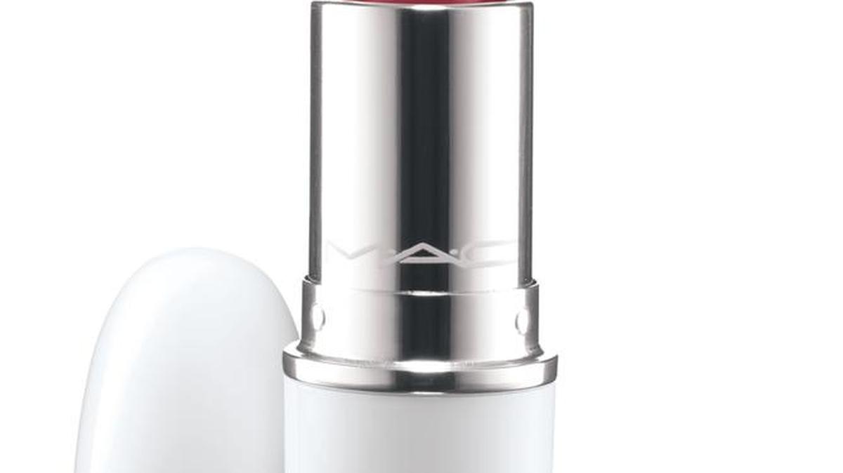 FILE - Glitter and Ice lipstick from MAC Holiday Collection 2011.