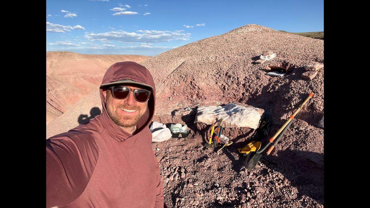 Ben Kligman at Petrified Forest National Park in Arizona in 2025.