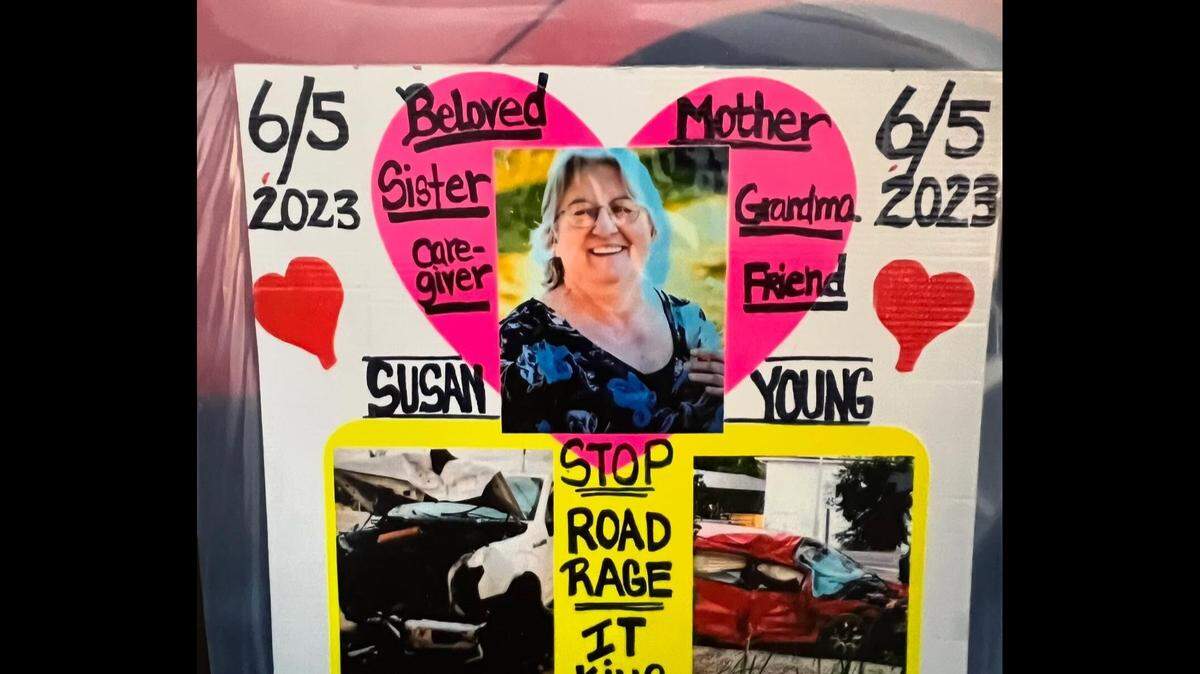 Susan Young, 61, died from her injuries, prosecutors said.