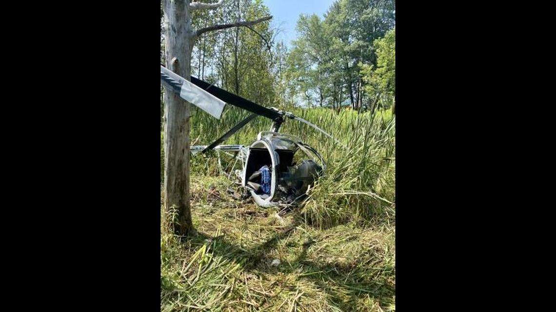 A bystander told aviation officials they heard the helicopter’s engine “sputter” before it crashed July 27 in West Carthage, New York.