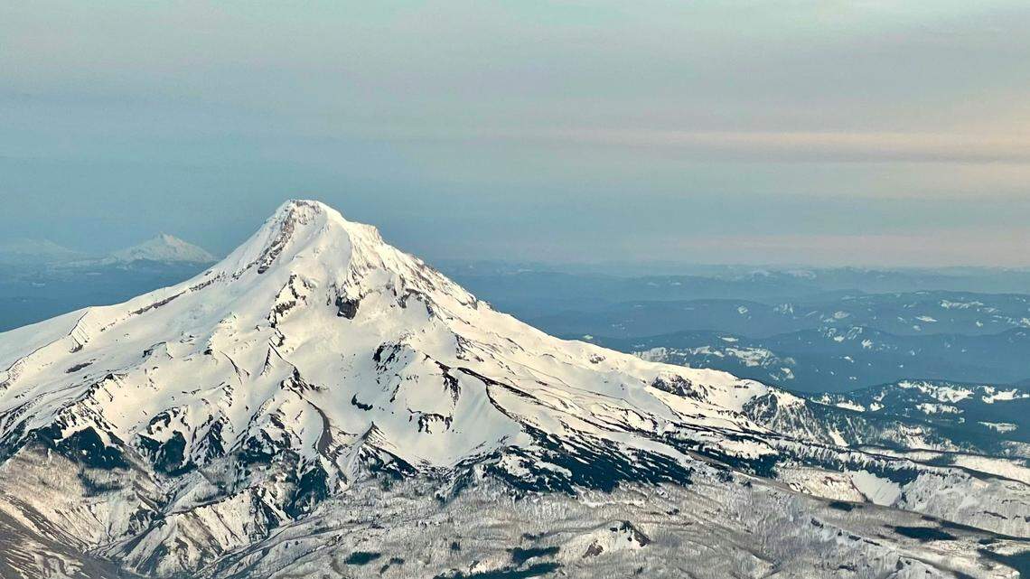 Mount Hood is the tallest mountain in Oregon with an elevation of over 11,240 feet.
