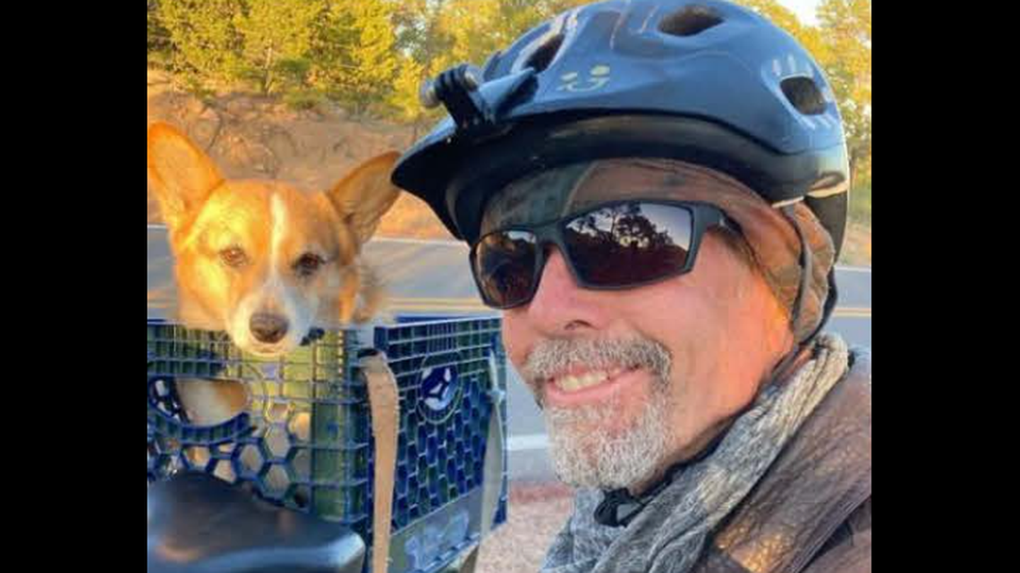 A missing man and his dog may have taken a wooden raft down the Colorado River in Grand Canyon National Park, rangers say.