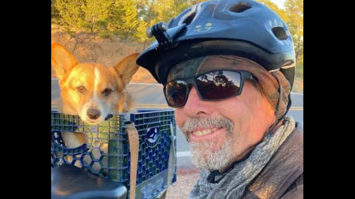 A missing man and his dog may have taken a wooden raft down the Colorado River in Grand Canyon National Park, rangers say.