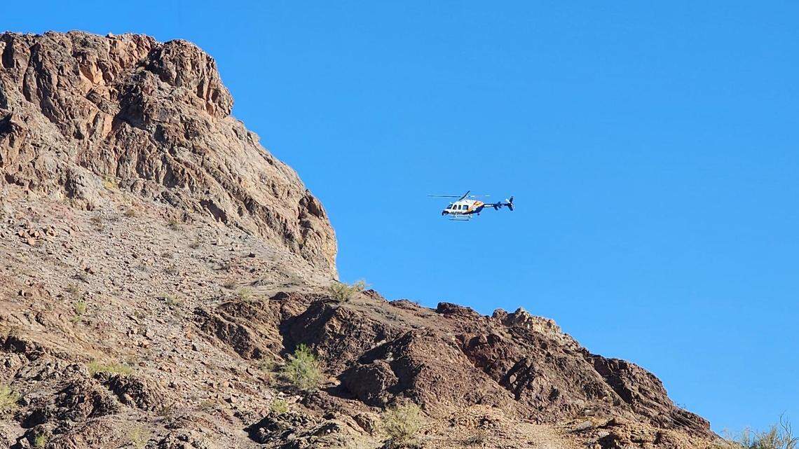 Hikers discovered a missing woman’s body on a mountain peak Oct. 20 near Lake Havasu City, Arizona, rescuers said. A helicopter was used to extract the body.