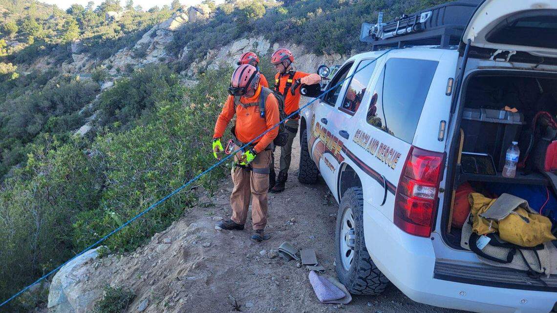 A 39-year-old woman died after falling out of a vehicle after it plunged 1,000 feet over a cliff, Arizona officials say.