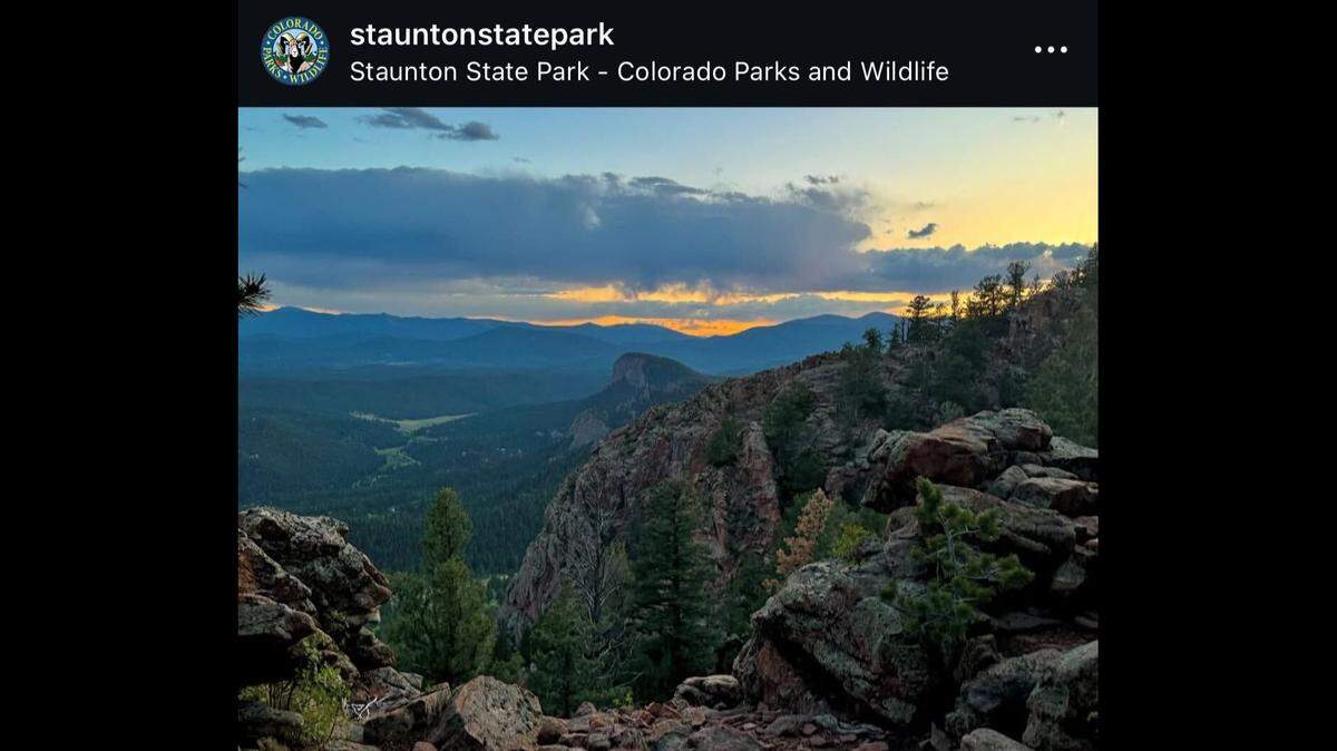 A park ranger is accused of lying about being stabbed, Colorado officials said.