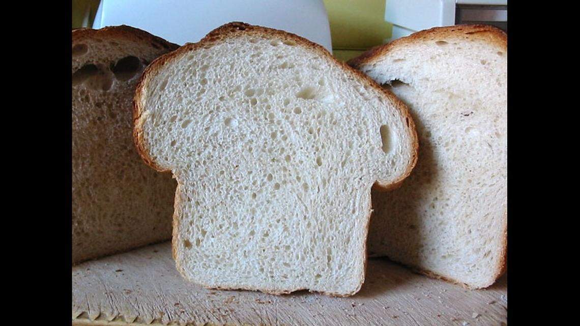 Billowy Sourdough Loaves using Carl Griffith’s 1847 Oregon Trail Sourdough Starter and a Kitchen Aid K-45 mixer.