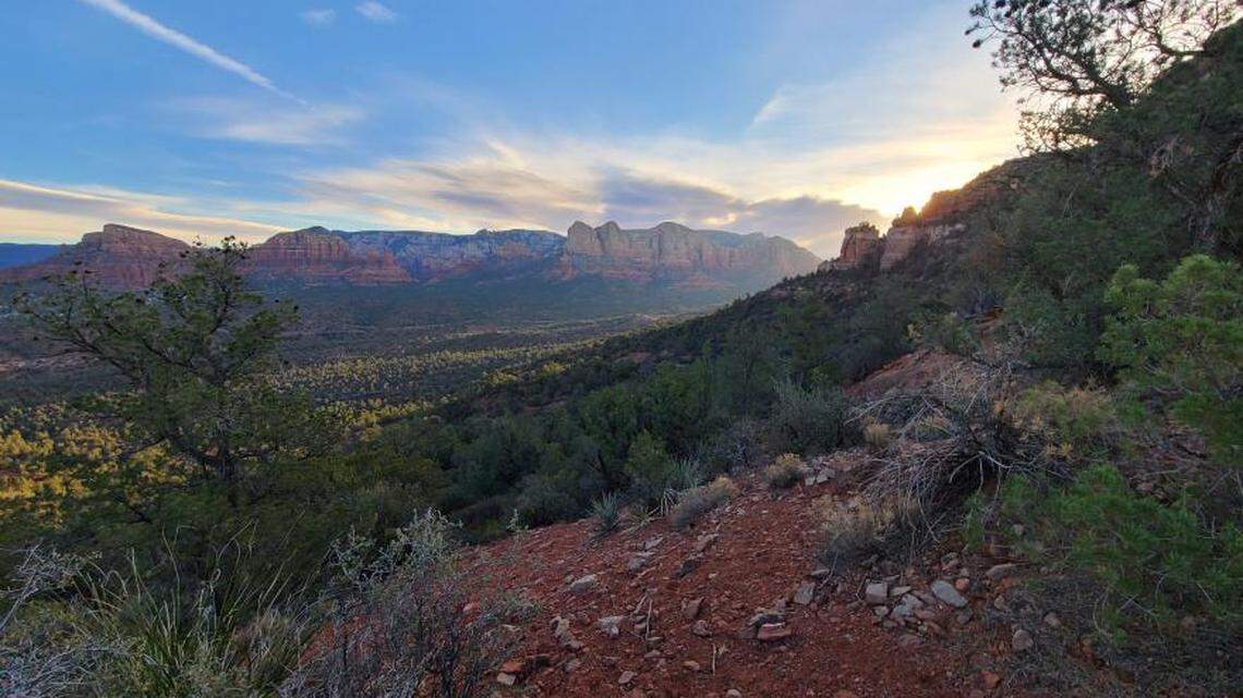 Rescuers got a 911 call as the sun was setting for lost hikers off the Packard Trail (not pictured) in Sedona, Arizona.
