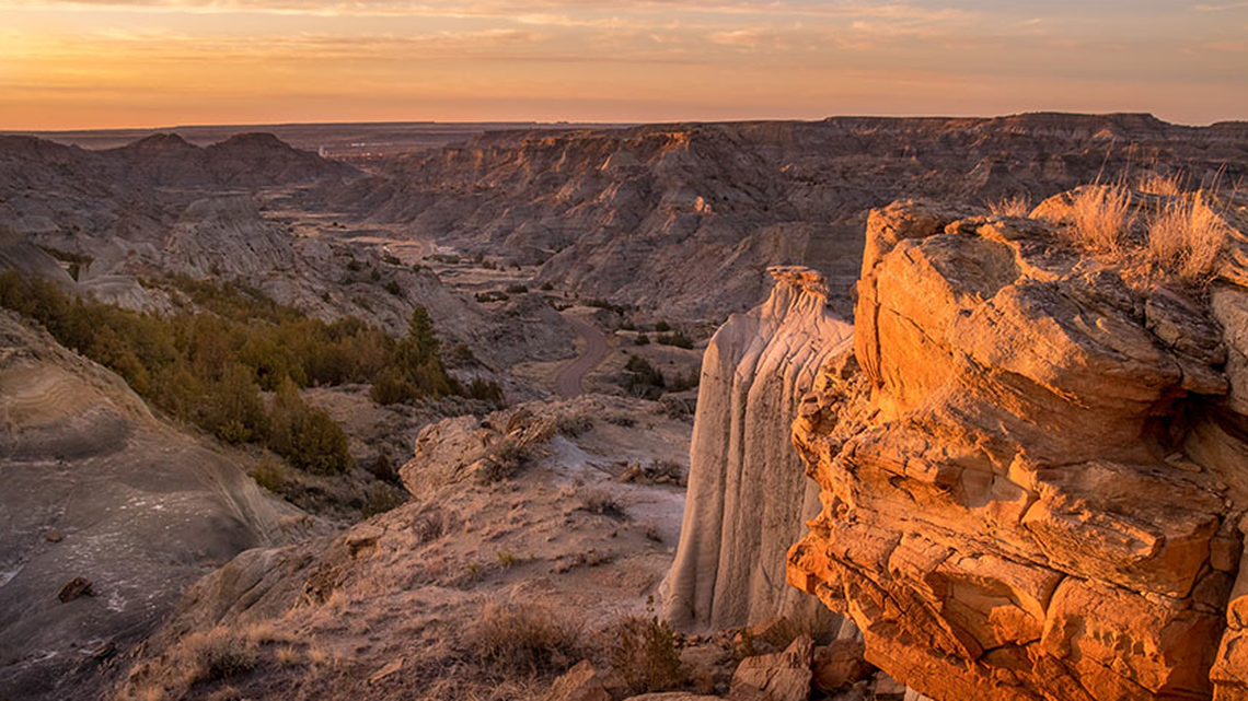 The fossil was along a trail at Makoshika State Park, officials said.