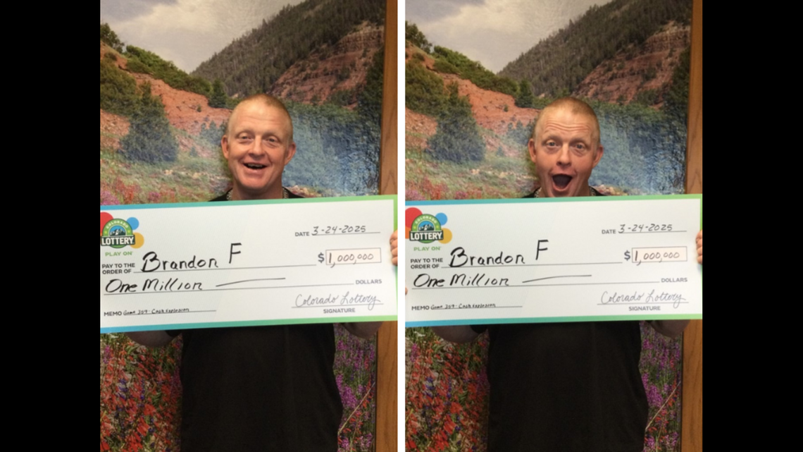 The full-time dad won a big prize on a $20 scratch-off ticket, lottery officials say.