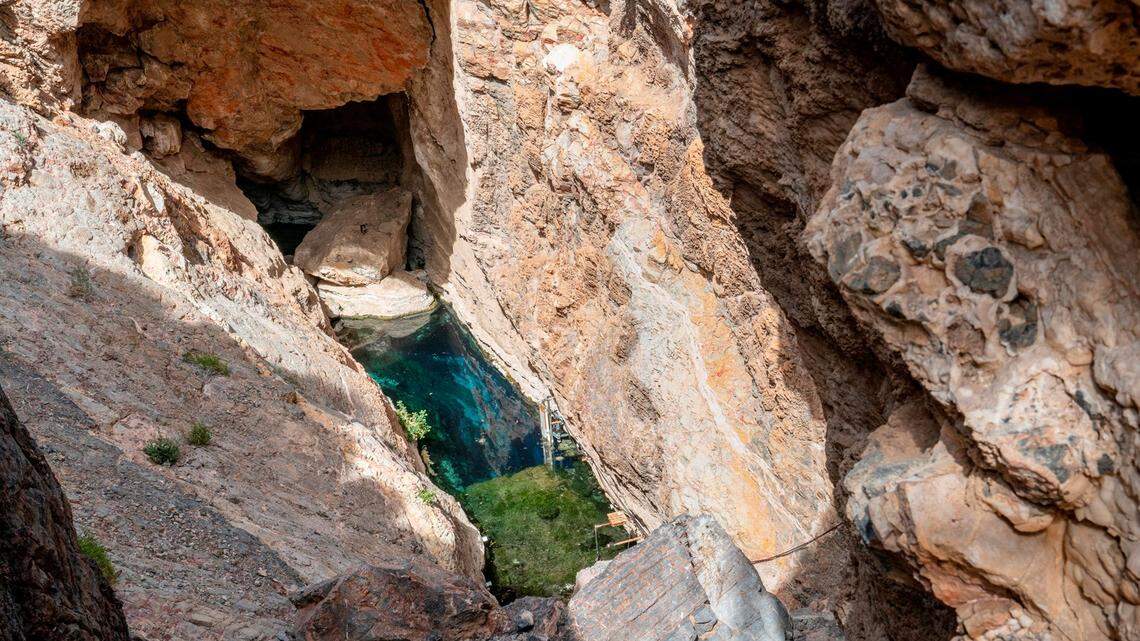 Devils Hole is the only natural home of the endangered Devils Hole pupfish.