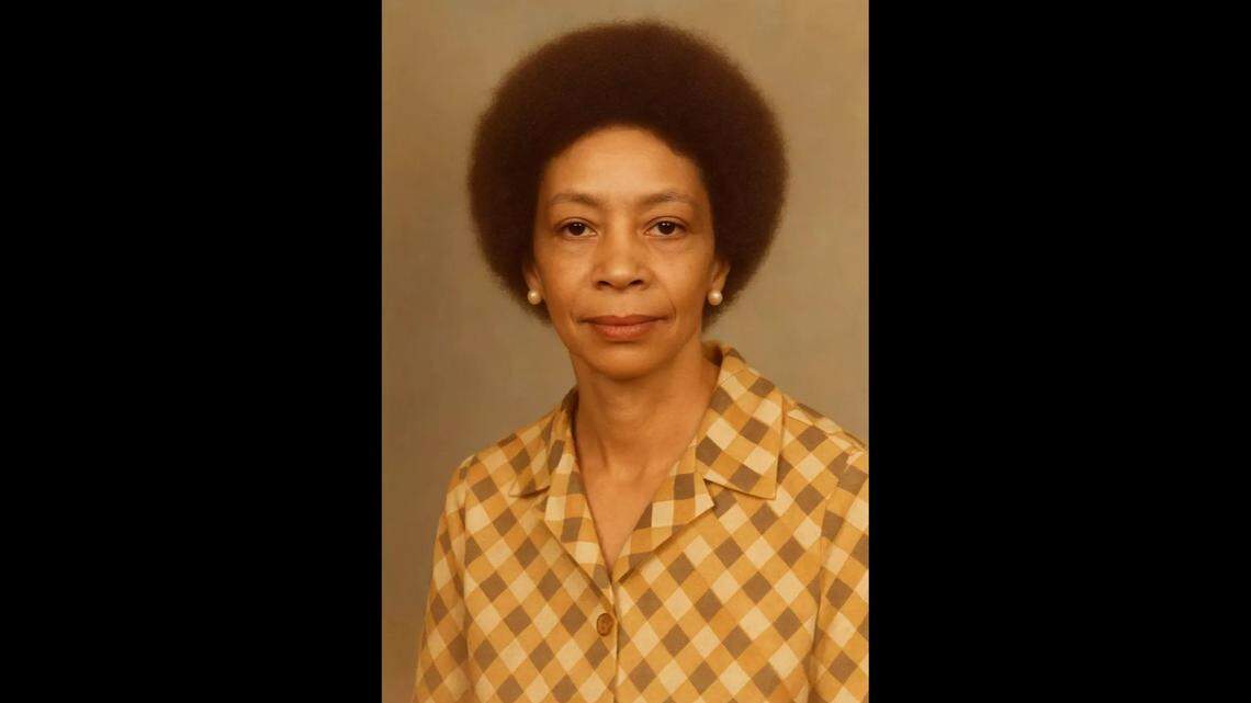 Vivian Moss pictured in an “AI generated image ... based on family photos” provided by prosecutors.