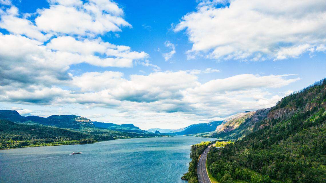 A man remains missing after falling off a boat into the Columbia River and vanishing, Oregon sheriff’s officials say.